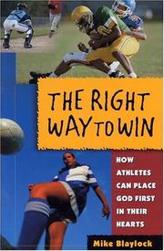 Cover of: The Right Way to Win by Mike Blaylock