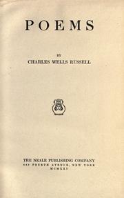 Cover of: Poems by Russell, Charles Wells, Russell, Charles Wells