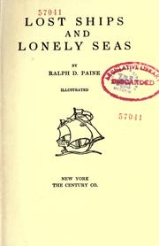 Cover of: Lost ships and lonely seas by Ralph Delahaye Paine