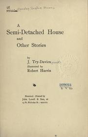 Cover of: A semi-detached house by Sophie Almon [Hensley