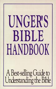 Cover of: Unger's Bible Handbook by Merrill Frederick Unger