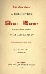 Cover of: The ever green by Allan Ramsay