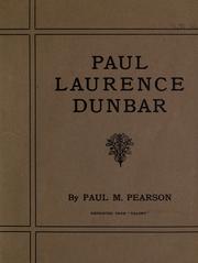 Cover of: Paul Laurence Dunbar by Paul M. Pearson