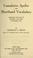 Cover of: Cumulative speller and shorthand vocabulary, designed for use in business colleges, academies, etc.