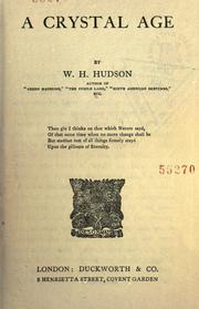 Cover of: A crystal age by W. H. Hudson