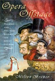 Cover of: Opera offstage by Milton E. Brener