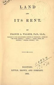 Cover of: Land and its rent