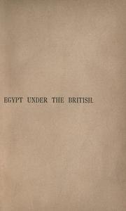 Cover of: Egypt under the British by H. F. Wood
