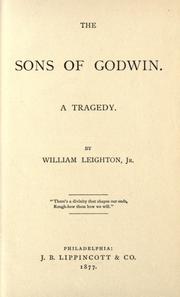 Cover of: The sons of Godwin.: A tragedy.