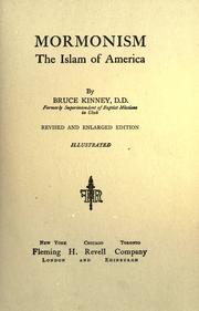 Cover of: Mormonism: the Islam of America.