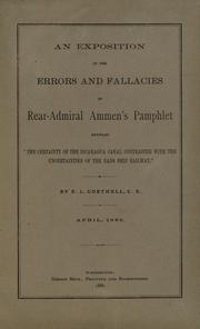 An exposition of the errors and fallacies in Rear-Admiral Ammen's pamphlet by E. L. Corthell