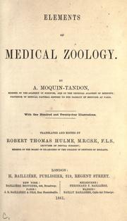 Cover of: Elements of medical zoology