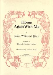 Cover of: Home again with me by James Whitcomb Riley