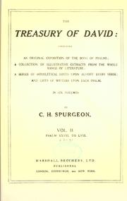 Cover of: The treasury of David by Charles Haddon Spurgeon