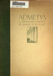 Cover of: Admetus by Irving E. Outcalt, Irving E. Outcalt