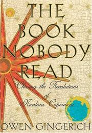 Cover of: The Book Nobody Read by Owen Gingerich