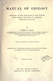 Manual of geology by James D. Dana