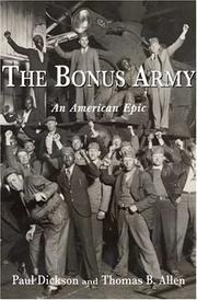Cover of: The Bonus Army: an American epic