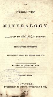 An introduction to mineralogy by J. L. Comstock