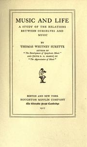 Music and life by Thomas Whitney Surette