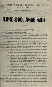 Training school administration