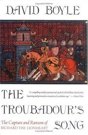 Cover of: The Troubadour's Song: The Capture and Ransom of Richard the Lionheart