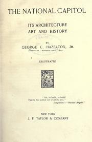 Cover of: The national Capitol by George Cochrane Hazelton
