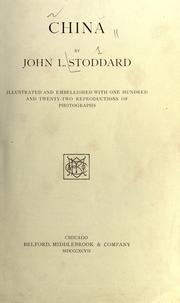 Cover of: China by John L. Stoddard