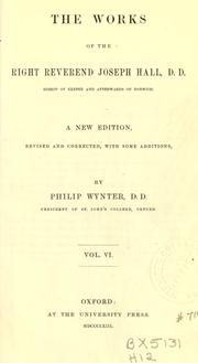 Cover of: Works by Joseph Hall