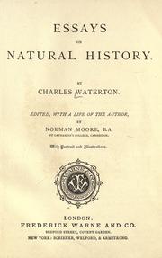 Essays on natural history by Charles Waterton