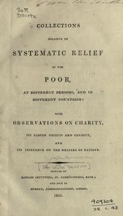 Collections relative to systematic relief of the poor, at different periods, and in different countries by John Shute [Duncan