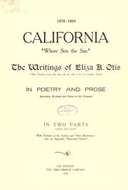 Cover of: California "where sets the sun", 1876-1904