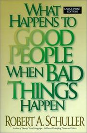 Cover of: What happens to good people when bad things happen