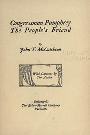 Cover of: Congressman Pumphrey: the people's friend