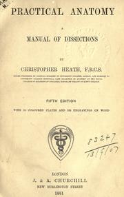 Cover of: Practical anatomy: a manual of dissections.