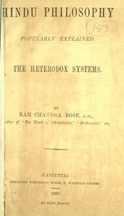 cover of Hindu philosophy popularly explained