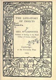 Cover of: life-story of insects.