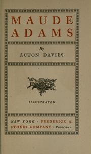 Maude Adams by Davies, Acton