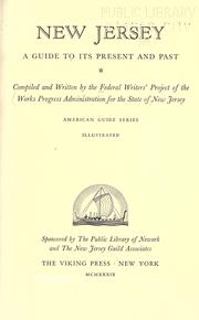 Cover of: New Jersey, a guide to its present and past