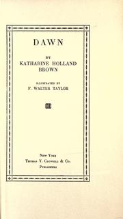 Cover of: Dawn by Katharine Holland Brown