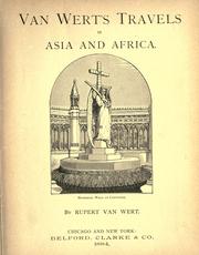 Cover of: Van Wert's travels in Asia and Africa