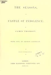 Cover of: The seasons, and Castle of indolence by James Thomson