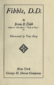 Cover of: Fibble. by Irvin S. Cobb