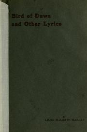 Cover of: Bird of dawn, and other lyrics