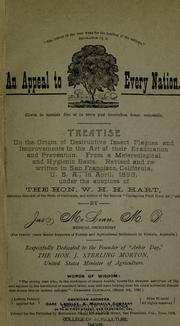 Cover of: Treatise on the origin of destructive insect plagues, and improvements in the art of their eradication and prevention by James McLean