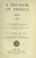 Cover of: A text-book of physics