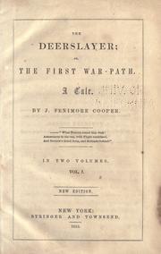 Cover of: The deerslayer by James Fenimore Cooper