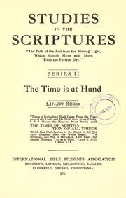 Cover of: Studies in the Scriptures. by 