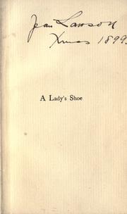 Cover of: A lady's shoe. by J. M. Barrie