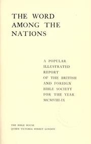 Cover of: [Popular report] by British and Foreign Bible Society, British and Foreign Bible Society